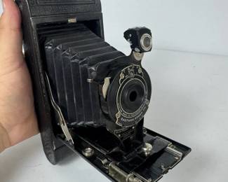 Kodak No. 1A Pocket Folding Camera Model A116 w Case Vintage Film Camera