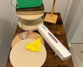 Tupperware Rubbermaid, and Wraptastic Cling Wrap Cutter