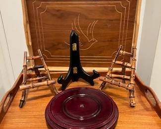 Vintage Wood Decor, Serving Trays