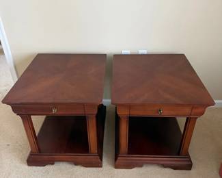  02 Impressions By Thomasville, Two Wooden End Tables