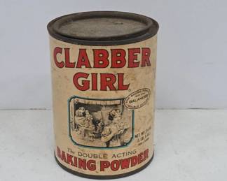 Clabber Girl Baking Powder Tin