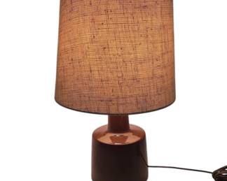 Martz-Marshall Pottery Lamp w/ Original Shade