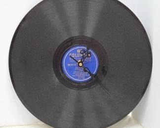Columbia 78 Vinyl Record Clock