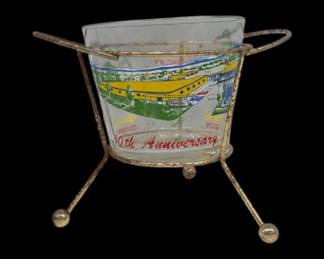 Johnson Fishing Centennial Glass