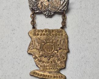 1912 IOOF Winnipeg Sovereign Grand Lodge Badge