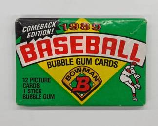 1989 Sealed Bowman Baseball Card Pack