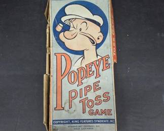 Popeye Pipe Toss Game By King Features
