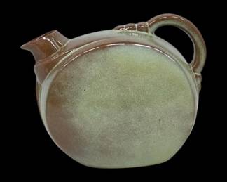 Frankoma Pottery Pitcher Green-Brown Glaze