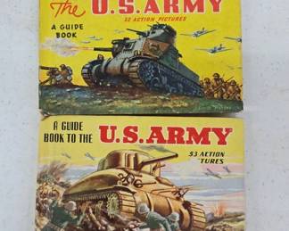U.S. Army Guide Books with Action Pictures