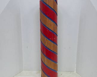 Wooden Barber Pole