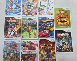 Nintendo Wii Video Game Collection