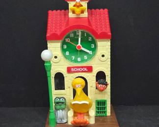 Bradley Sesame Street Clock Tower Toy