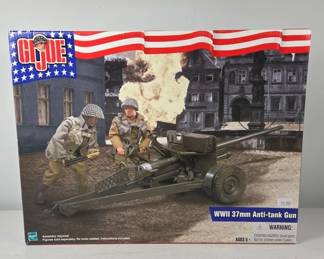 GI Joe WWII 37mm Anti-Tank Gun Boxed