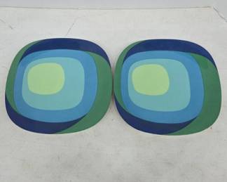 Block Langenthal Plates with Geometric Design