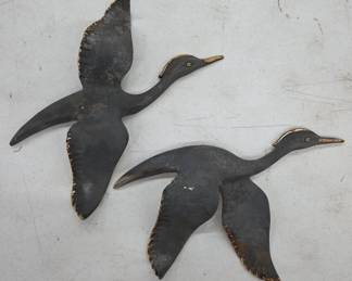 Flying Crane Metal Wall Sculptures