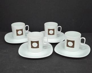 Block Langenthal Circle Mugs With Saucers