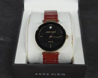 Anne Klein Red Bracelet Watch