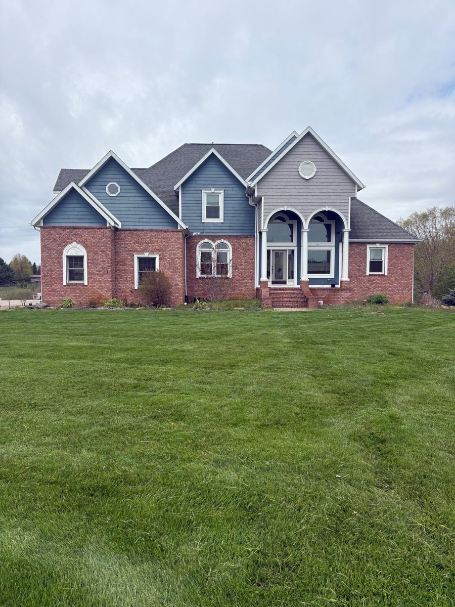 Large Brick and Siding House
