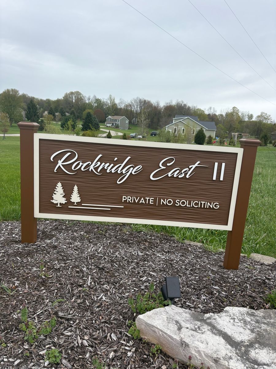 Rockridge East II Subdivision Sign