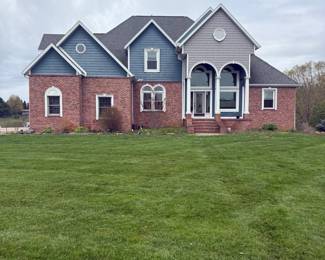 Large Brick and Siding House