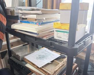 Assorted Paper and Framing Supplies