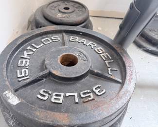 Iron Weight Plates (35 lbs)