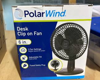 Polar Wind 6-inch Desk Clip-on Fan