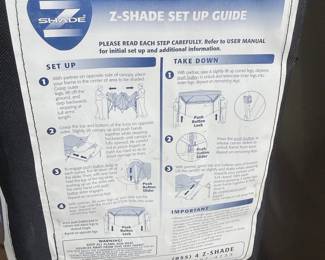 Z-Shade Pop-Up Canopy Tent