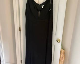 Couture Collection Black Sparkle Evening Gown