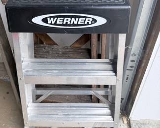 Werner 3-Step Aluminum Step Stool