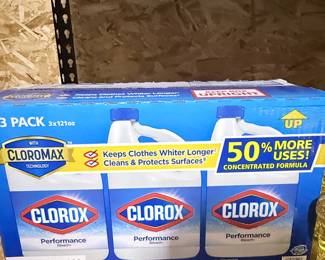 Clorox Performance Bleach with Cloromax Technology, 3-Pack