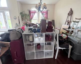 Maroon Rolling Suitcase