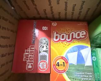 Mr. Clean Magic Eraser and Bounce Dryer Sheets Bundle