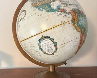 Replogle World Classic Globe, 12-Inch Diameter, Mid-Century