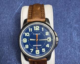 TIMEX EXPEDITION BLUE DIAL FIELD WATCH