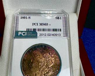 1901 S GRADED MS 63+ MORGAN SILVER DOLLAR