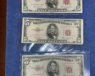 UNITED STATES $5 RED SEAL NOTES
