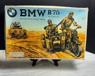 BMW R75 WWI MOTORCYCLE MODEL WITH SIDECAR