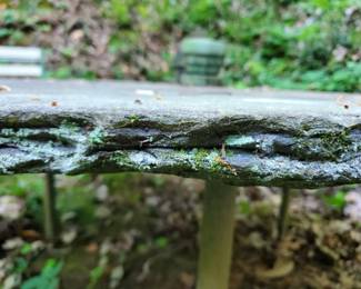 Natural slate large garden table. 