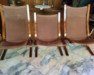 Westnofa Siesta Chairs, stand alone (without cushions.)  Authentic vintage, made in Norway. 