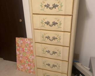 vintage dresser, safe 