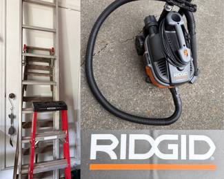 Several Ladders, Rigid Portable Vac