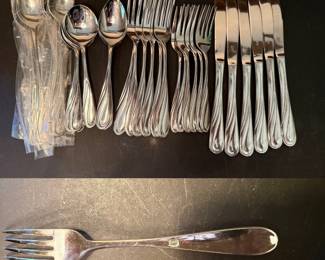 ( 4 ) 36 Pc Sets “Don” Restaurant Quality Stainless Flatware 