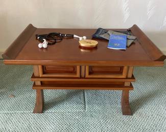 Buddhist Prayer Altar with Beads Box and Bags