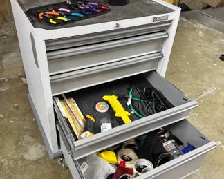 Gladiator Workbench With Collection Of Hand Tools  Sanding Strips