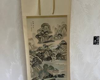 Large Hanging Scroll Painting
