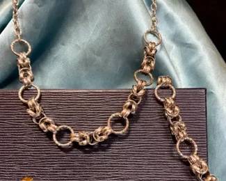 Stauer Sterling Necklace & Bracelet