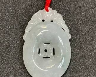 Traditional Chinese Jadeite Pendant