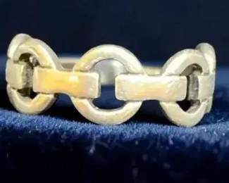 Sterling Chain Link Style Band