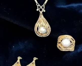 Stauer Holy Land Necklace, Earrings & Ring